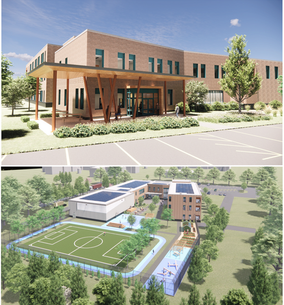 DYS aerial and front entrance