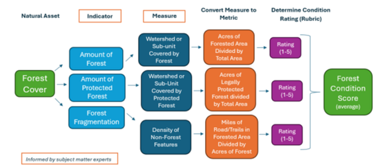 Condition Assessment Methodology using Forest Cover Example