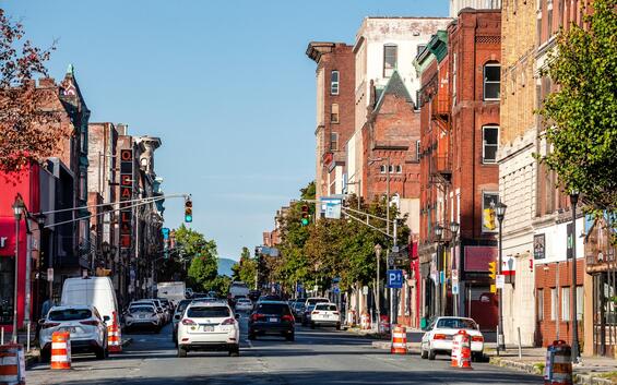 Downtown Holyoke Massachusetts