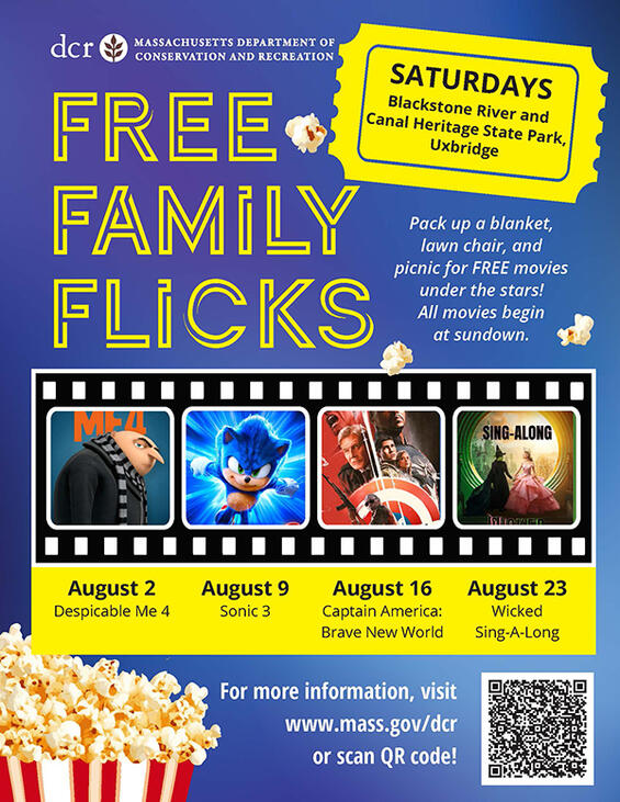 blackstone movies in the parks saturdays
