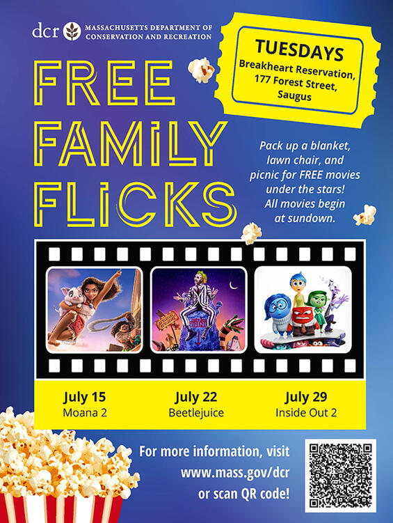 breakheart movie in the parks tuesdays