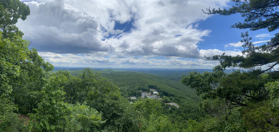 Landscape from the top of Mt Holyoke