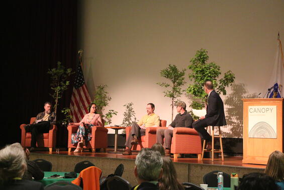 Panelists on stage