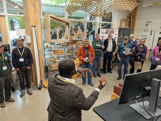 UMass professor and CANOPY attendees