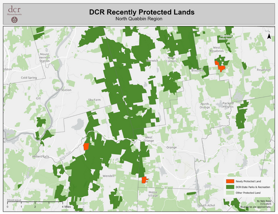 map of protected land