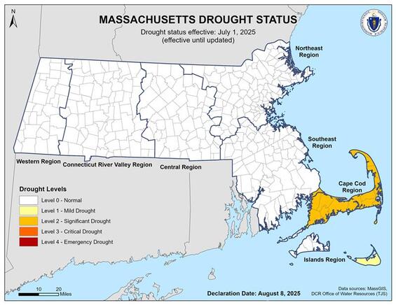 MA Drought Map.