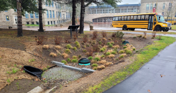 Green Stormwater Infrastructure in Milford Town Park