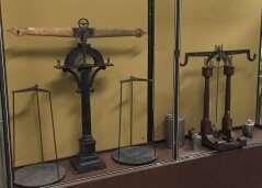 Antique scales on display