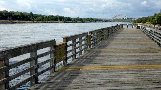 The Scusset Fishing Pier.