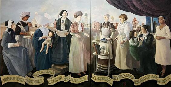 Notable Women of Boston mural