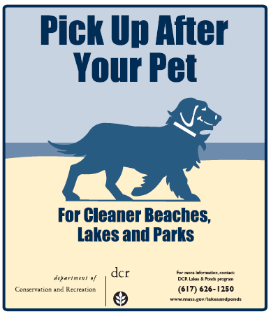 A sign that reads Pick Up After Your Pet.