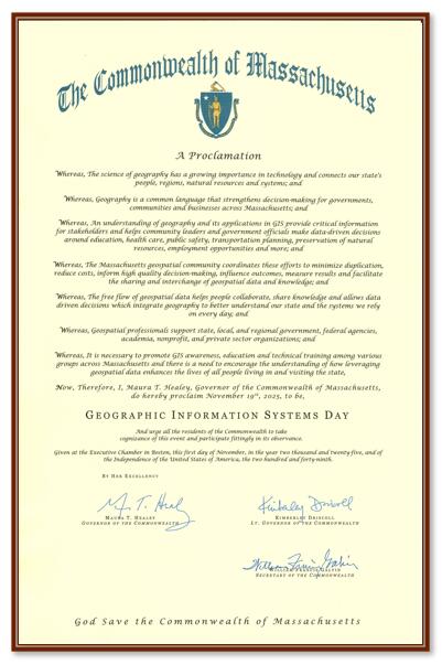 GIS Day 2025 Proclamation
