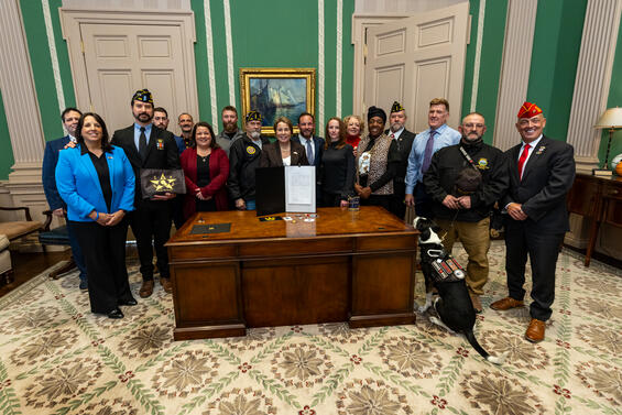 Governor Healey Signs Signs Bill Designating September 22 as Military Service Members and Veterans Suicide Awareness and Remembrance Day 