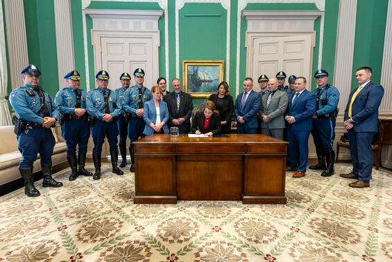 governor healey signs state police bill