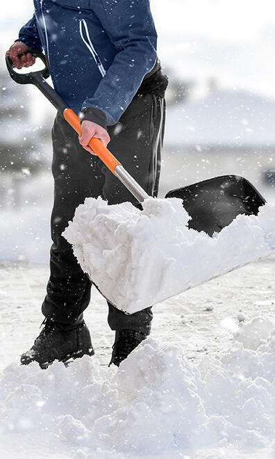 Use caution clearing snow this winter