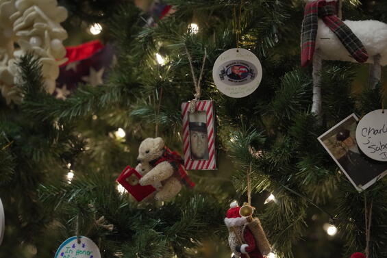 Gold Star Family Christmas Tree