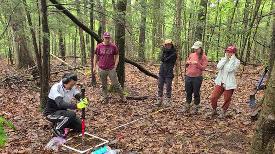 Project team during field data collection trials