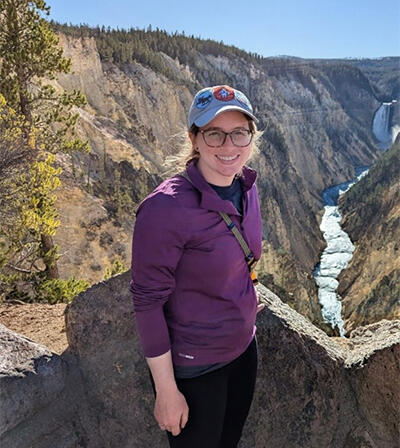 Megan Postemski – Environmental Analyst – Cultural Resources Unit, looks at the camera.
