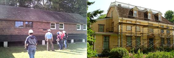 Side by side photographs, details provided in caption