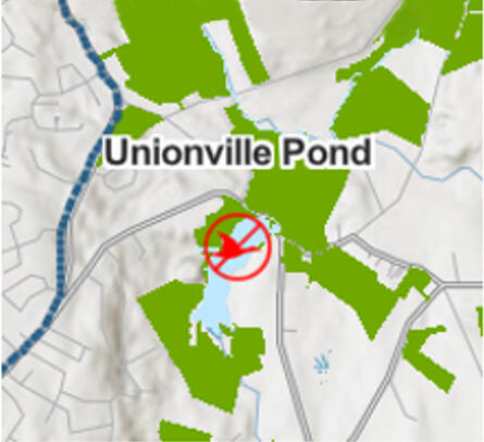 Label with a good contrasting halo over a map.