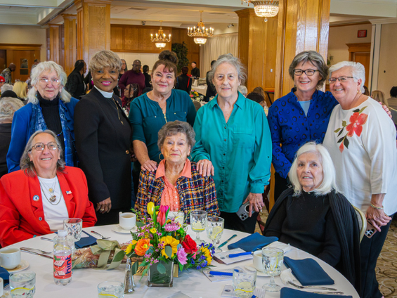 Women veterans smiling
