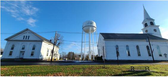 Belchertown Park Street Water Tower completed replacement