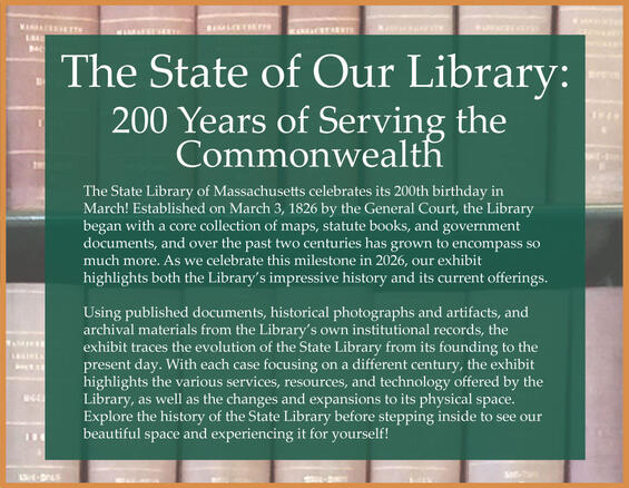 State Library Exhibit Opening panel