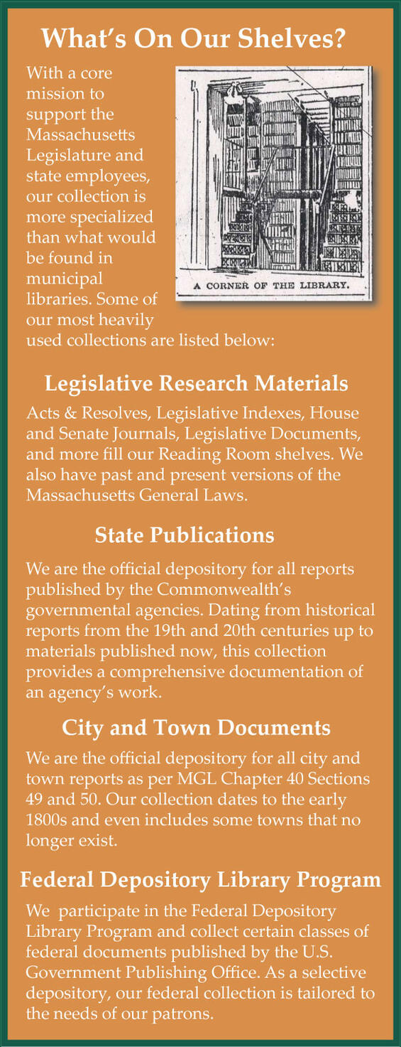 What is on our shelves panel