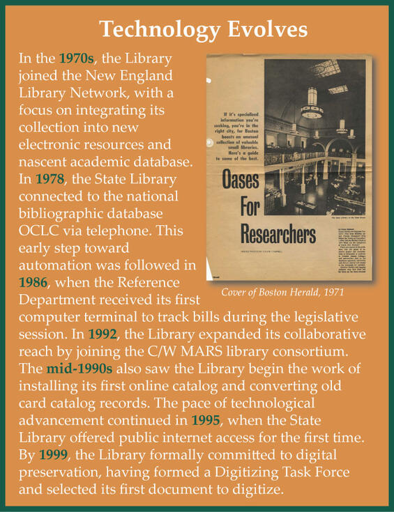 Technology evolves panel