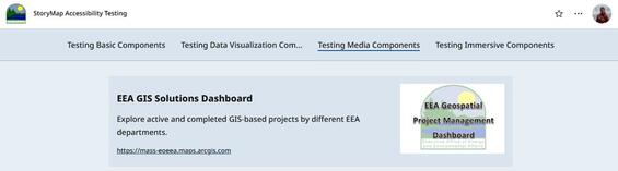 An embed set to be a card within the StoryMap body. More details in caption.