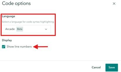 Screenshot adding a code block. More details in caption.