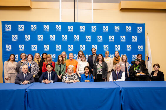 Meeting The Moment UMass Lowell image of Commissioners and speakers 