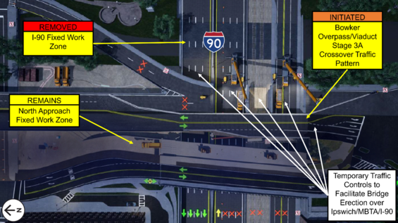 Aerial view of stage 3A