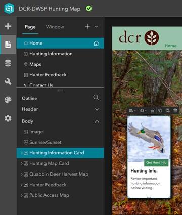 Screenshot of widget after it was rearranged.