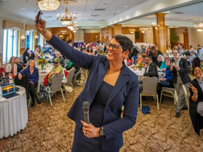smiling attendees from this year's WVN luncheon