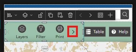 Widget controller in a mobile view. More details in caption.