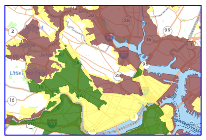 Hurricane Evacuation Zones map