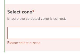 Screenshot of error message in Survey123 Web App. More details in caption.