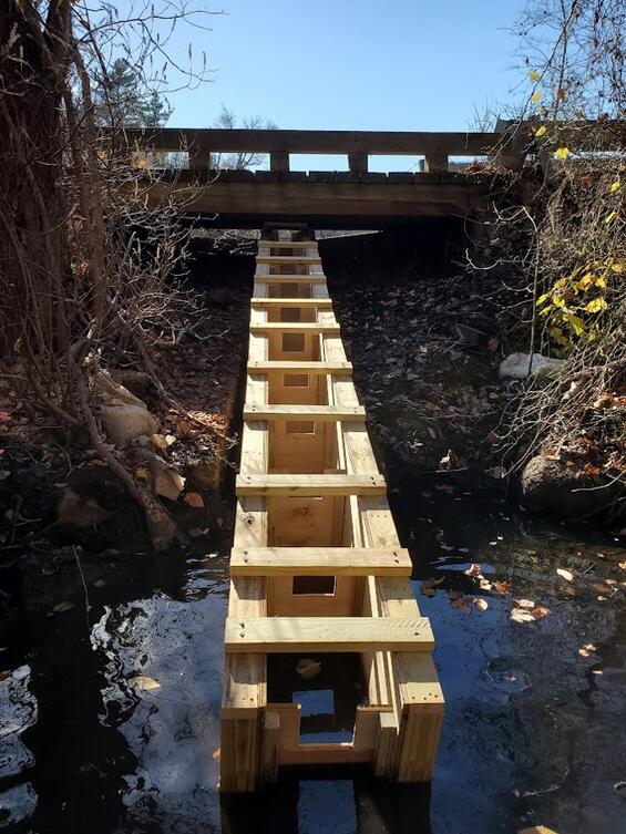A fishway.