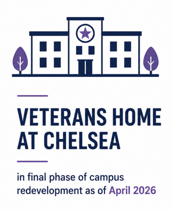 Veterans' Home in Chelsea is in final redevelopment phase
