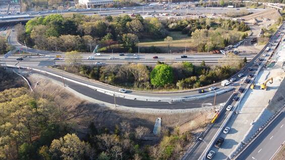 Temporary Ramp G1 Alignment (I-95 NB to I-90 EB)