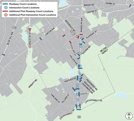 Map of locations
