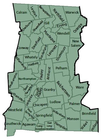 towns in connecticut valley district
