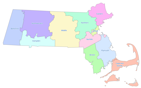 da districts map