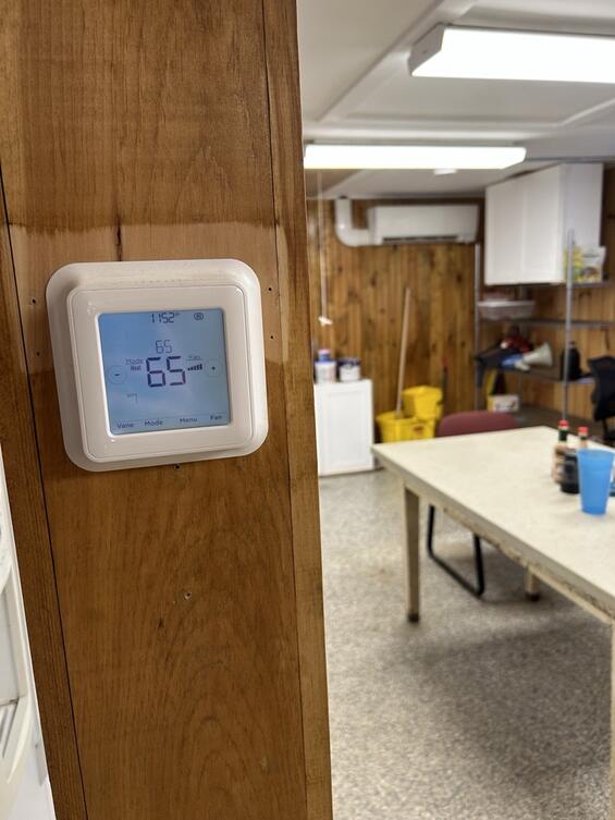 An air source heat pump and temperature control unit