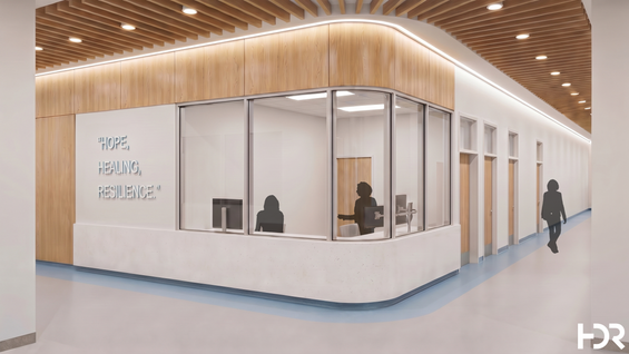 MCI-Framingham Healthcare Center Main Entry Rendering