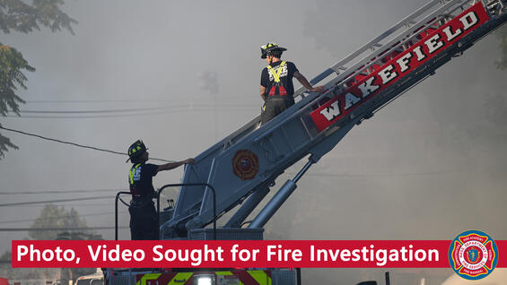Wakefield fire investigation
