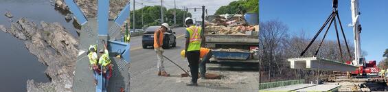 MassDOT workers in the field