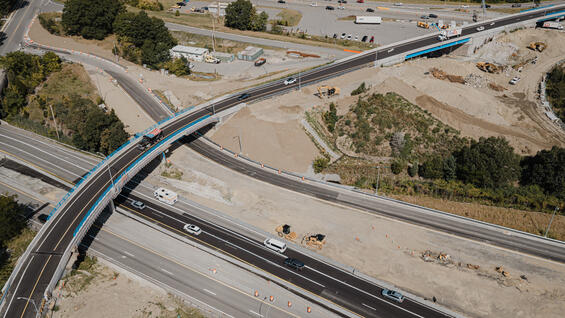 Aerial view ramp K