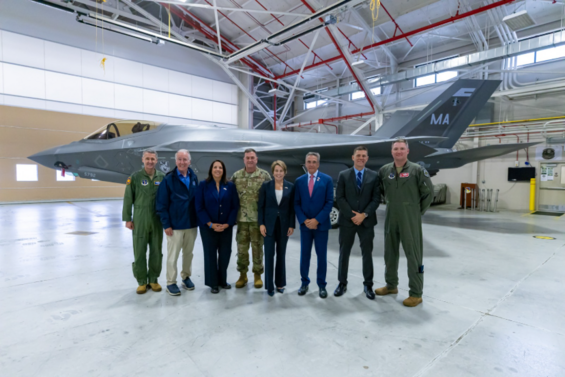 Governor Healey Welcomes F-35A Aircraft to Barnes, Marks New Era for 104th Fighter Wing